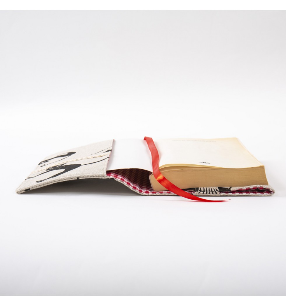 Подвързия за книга от плат "Луди котки"